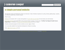 Tablet Screenshot of jcameroncooper.com